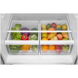 Midea 30 in. 18.4 cu. ft. French Door Refrigerator - White, White, hires