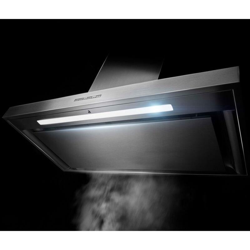 JennAir 36 in. Convertible Chimney Style Range Hood with 585 CFM, 3 Fan Speeds & 1 LED Light - Stainless Steel, , hires
