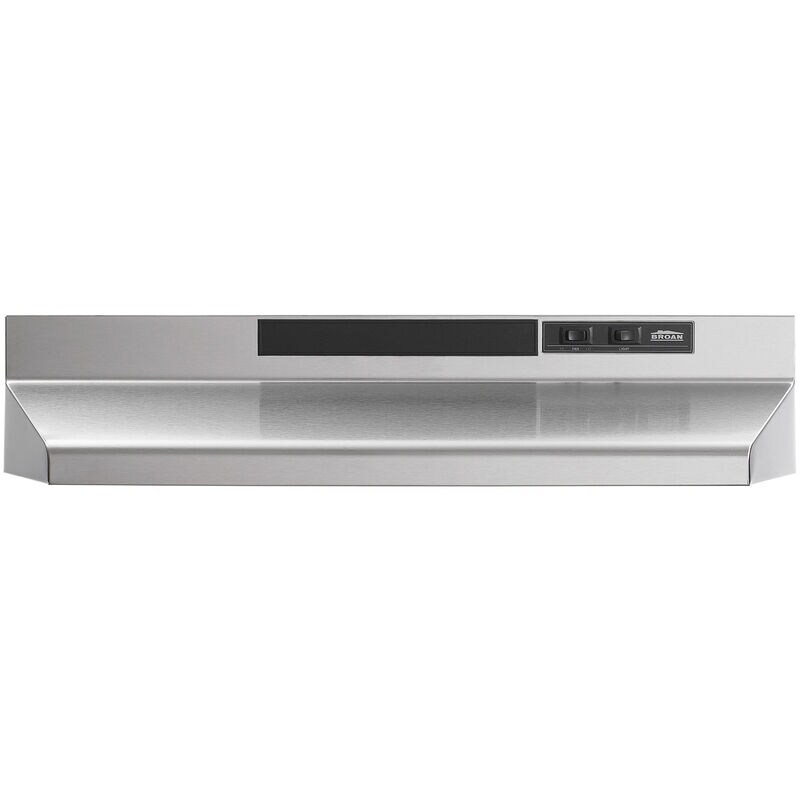 Broan F40000 Series 36 in. Convertible Standard Style Range Hood with 230 CFM, 2 Fan Speeds & 1 LED Light - Stainless Steel, , hires