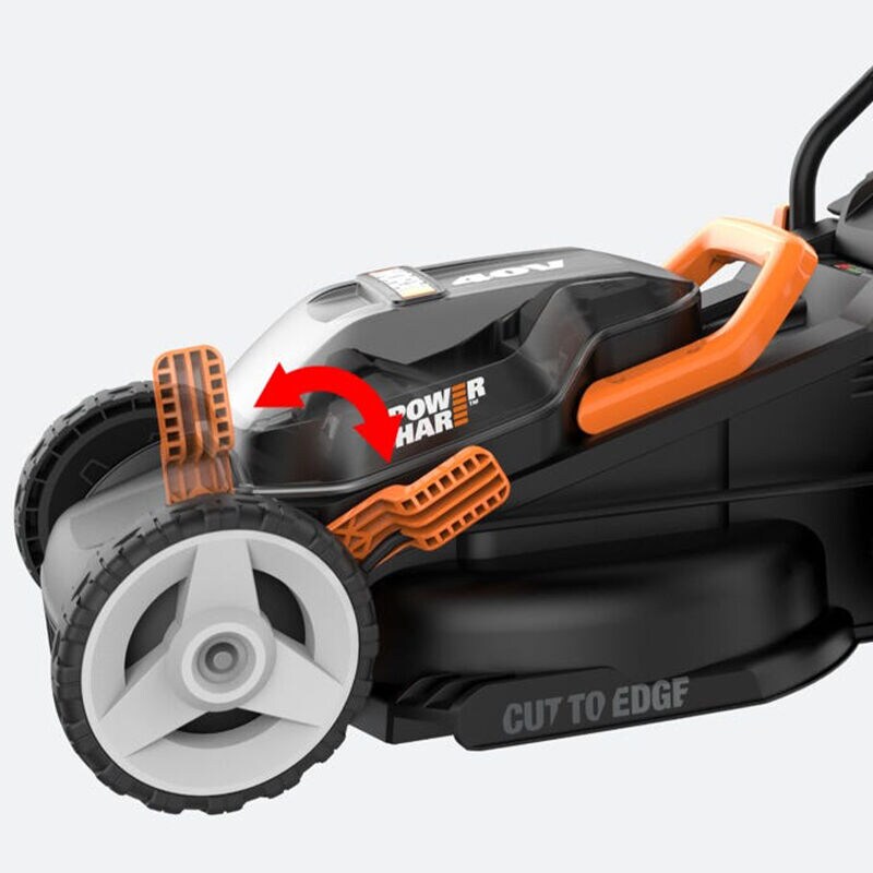Worx 40V Power Share 4.0Ah 14" Cordless Lawn Mower, , hires