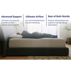 Casper Dream Max Medium Hybrid Full Size Mattress, , hires