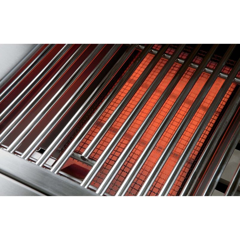 Wolf 36 in. 3-Burner Built-In Natural Gas Grill with Rotisserie, Sear Burner & Smoker Box - Stainless Steel, , hires