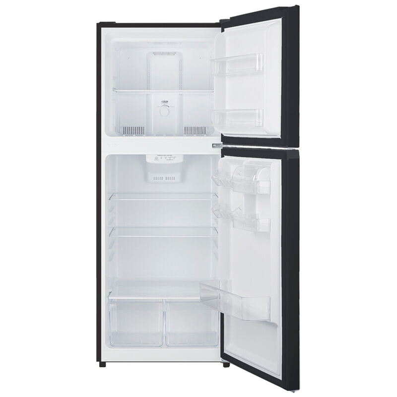 Summit 24 in. 10.1 cu. ft. Top Freezer Refrigerator - Black | P.C.