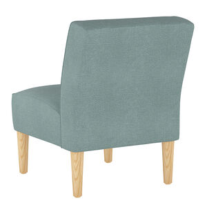 Skyline Furniture Armless Chair in Linen Fabric - Blue Seaglass, , hires