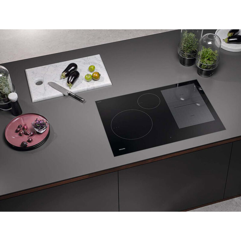 Miele 30 in. 4-Burner Smart Induction Cooktop with Power Burner - Black, , hires