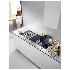 Miele CombiSet Series 12 in. Electric Cooktop with 2 Smoothtop Burners - Stainless steel, , hires