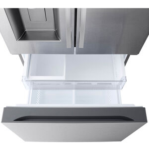 LG 33 in. 24.5 cu. ft. Smart French Door Refrigerator with Ice & Water Dispenser - PrintProof Stainless Steel, PrintProof Stainless Steel, hires