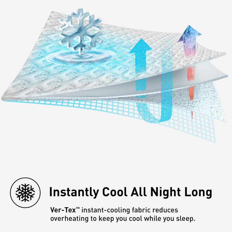 BEDGEAR Ver-Tex Twin XL Size Mattress Protector - White, , hires