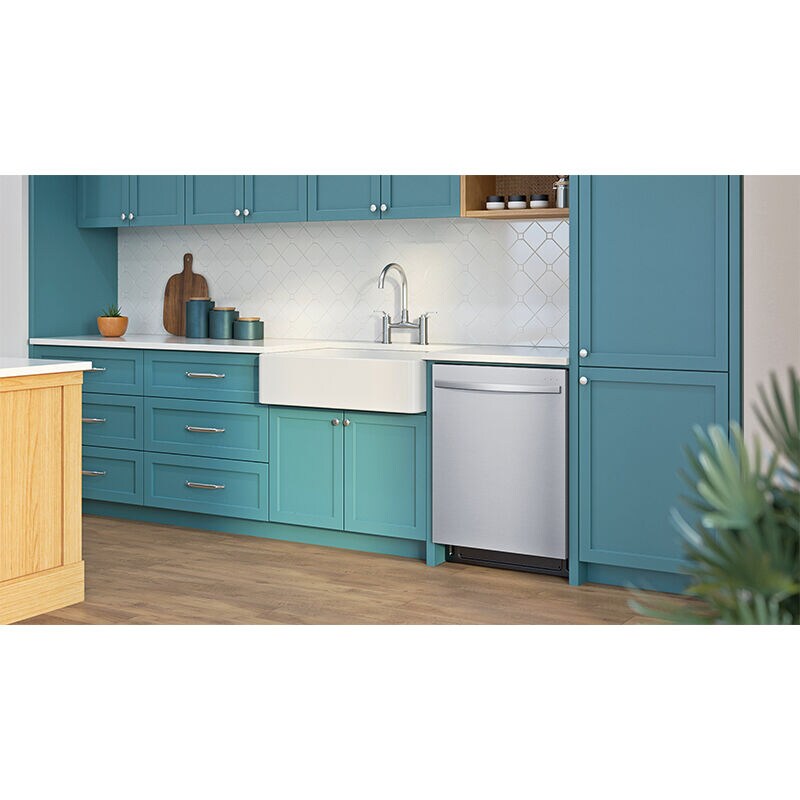 Samsung 24 in. Top Control Smart Dishwasher with 42 dBa Sound Level, 3rd-Rack & Ventilation Drying System - Fingerprint Resistant Stainless, Fingerprint Resistant Stainless, hires