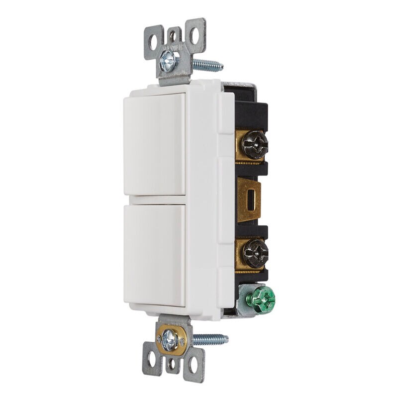 Broan 2-Function Rocker Switch Wall Control for Bathroom Exhaust Fan, , hires