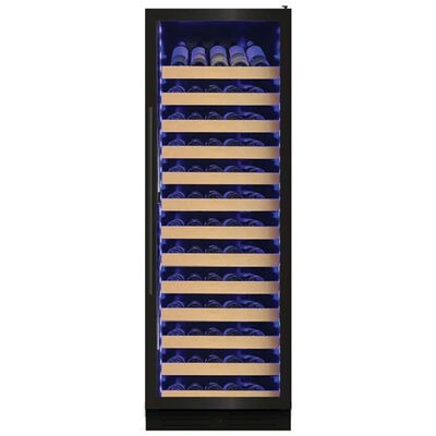 XO 24 in. Built-In/Freestanding 15.0 cu. ft. Wine Cooler with 135 Bottle Capacity, Single Temperature Zone & Digital Control - Black | XOU2470WGB