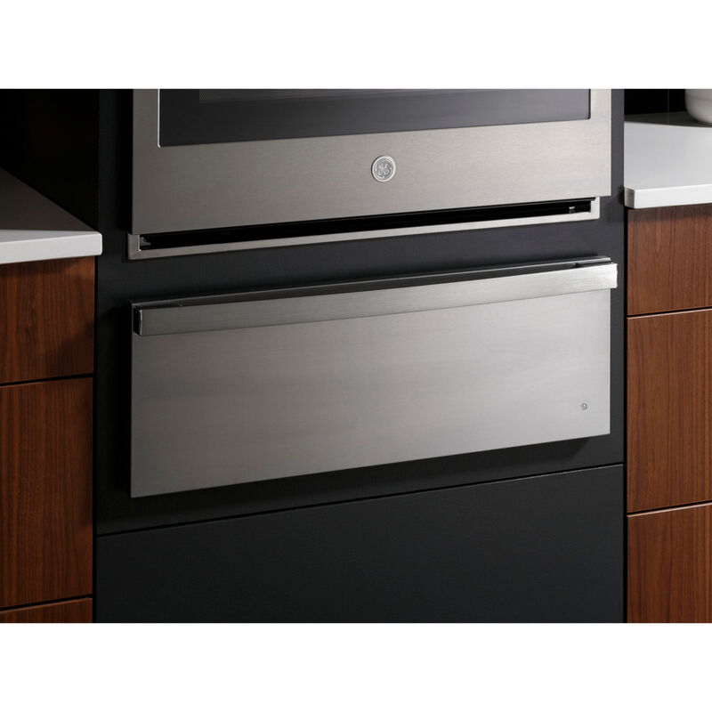GE Profile 27 in. 1.7 cu. ft. Warming Drawer with Variable Temperature Controls & Electronic Humidity Controls - Stainless Steel, , hires