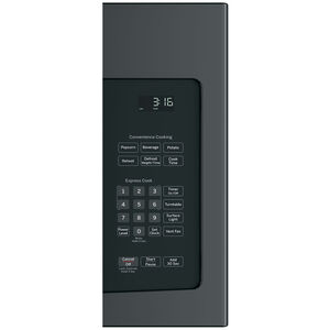 GE 30 in. 1.6 cu. ft. 950W Over-the-Range Microwave with 300 CFM - Black, Black, hires