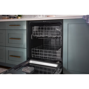Whirlpool 24 in. Top Control Dishwasher with 55 dBa Sound Level & Pocket - Stainless Steel, Stainless Steel, hires