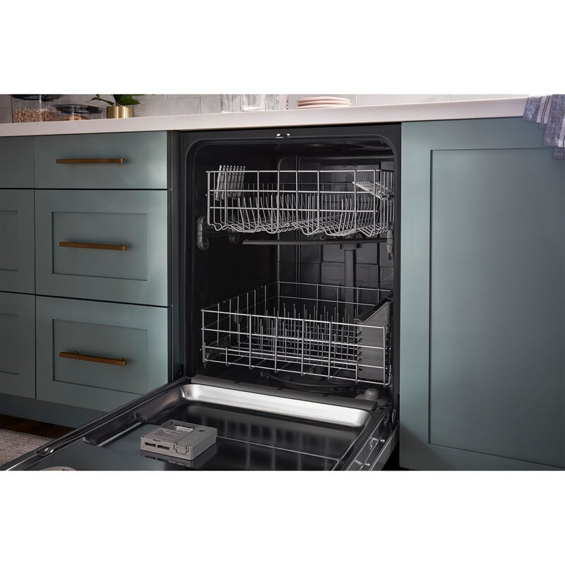 Whirlpool 24 in. Top Control Dishwasher with 55 dBa Sound Level & Pocket - Stainless Steel, Stainless Steel, hires