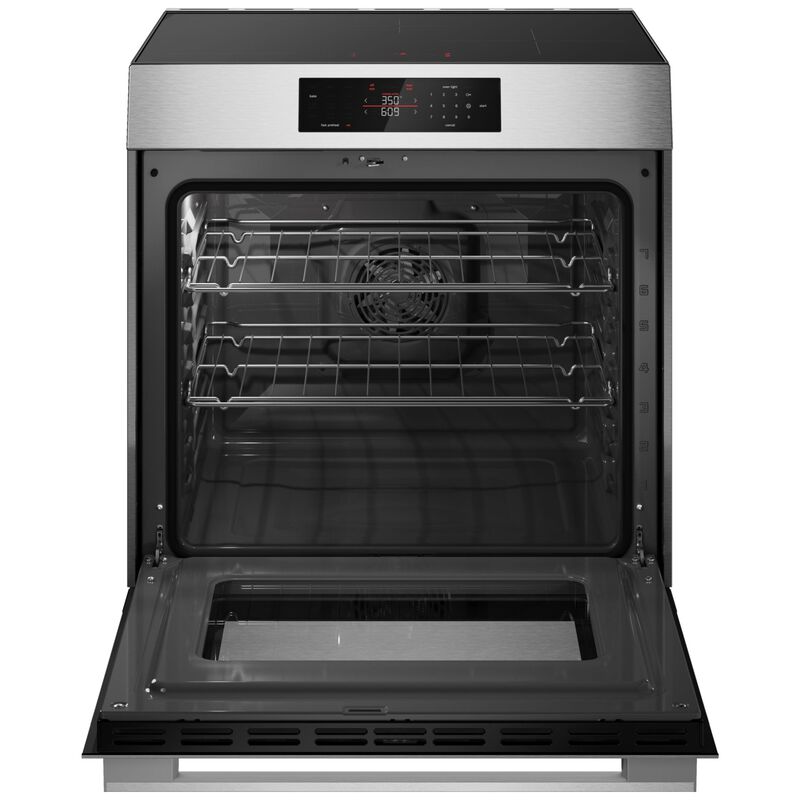 Bosch 500 Series 30 in. 5.8 cu. ft. Air-Fry Standard Convection Slide-In Electric Range with 4 Induction Burners - Stainless Steel, , hires