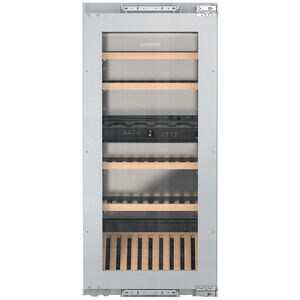 Liebherr 22 in. Built-in Wine Cabinet with Wood Racks, Dual Temperature Zones & 48 Bottle Capacity - Custom Panel Ready, , hires