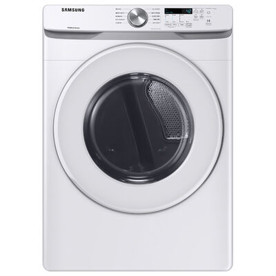 7.5 cu. ft. Electric Dryer with Steam Sanitize+ in Platinum Dryer -  DVE45R6100P/A3