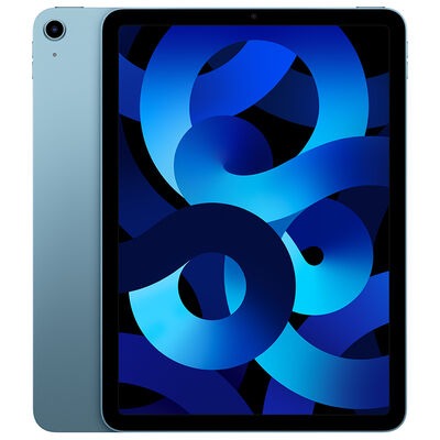 Apple iPad Air (5th Gen, 2022) 10.9" Wi-Fi + Cellular 256GB Tablet - Blue | MM733LL/A