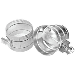 XO Automatic Make-Up Air Damper Set for Range Hoods - Stainless Steel