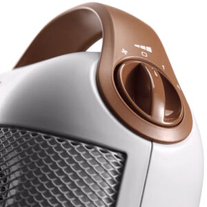 De'Longhi Ceramic Electric Heater with 2 Heat Levels, 2 Heat Settings & Overheat Shut Off - White, , hires