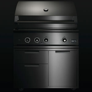 DCS Series 9 36 in. 3-Burner Built-In Liquid Propane Gas Grill with Rotisserie & Smoke Box - Stainless Steel, , hires