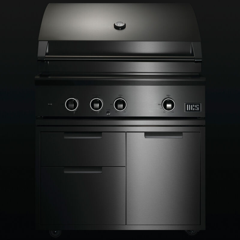 DCS Series 9 36 in. 3-Burner Built-In Liquid Propane Gas Grill with Rotisserie & Smoke Box - Stainless Steel, , hires