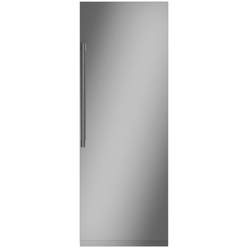 Monogram 30" Fully Integrated Column Right Hinge Door Panel - Stainless Steel, , hires