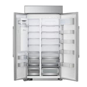 LG Studio 42 in. 25.6 cu. ft. Built-In Smart Counter Depth Side by Side Refrigerator with Ice & Water Dispenser - Stainless Steel, , hires