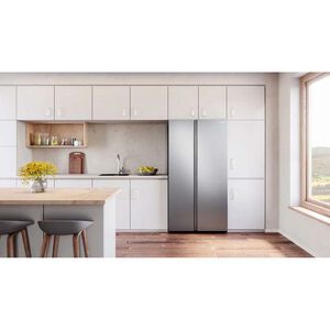 Samsung 36 in. 28 cu. ft. Smart Side by Side Refrigerator with Ice Maker - Stainless Steel, Stainless Steel, hires
