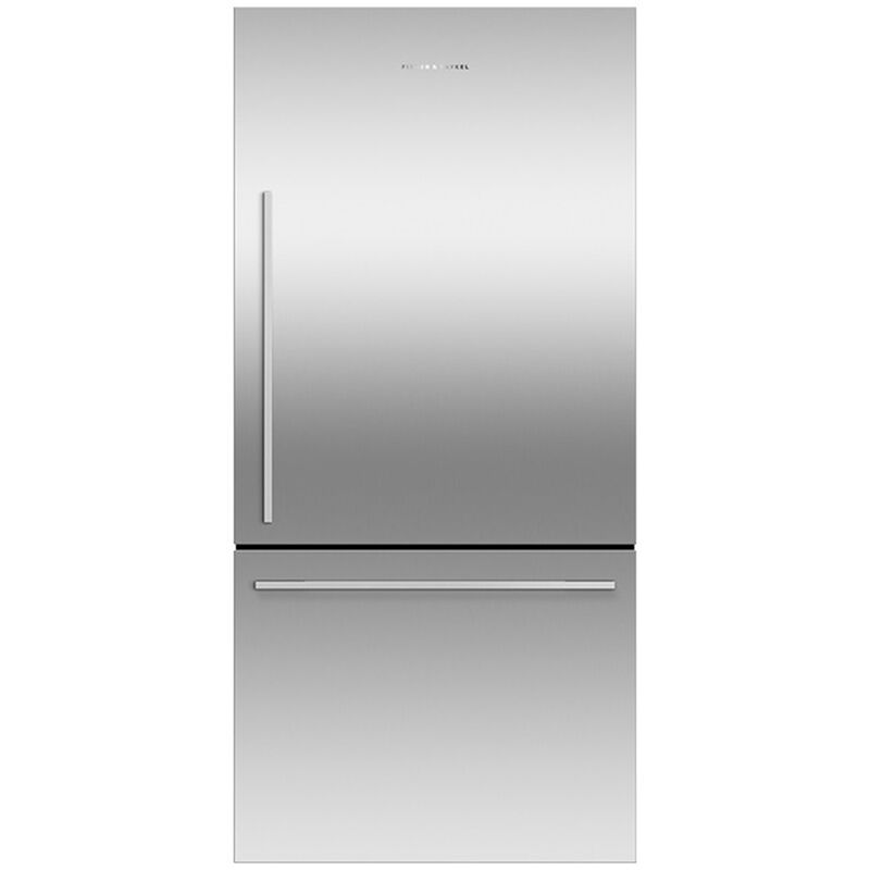 Fisher & Paykel Series 5 31 in. 17.1 cu. ft. Smart Counter Depth Bottom Freezer Refrigerator with Ice Maker - Stainless Steel, , hires