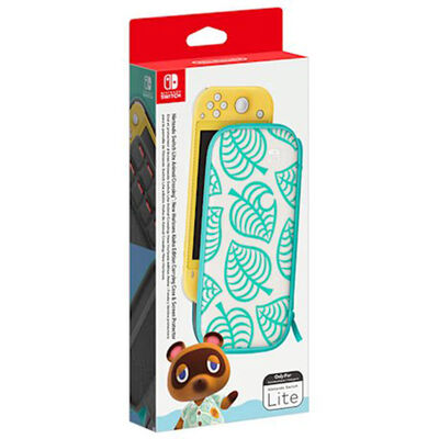 Nintendo Switch Animal Crossing: New Horizons Aloha Edition Carrying Case & Screen Protector | HACAPSSAG