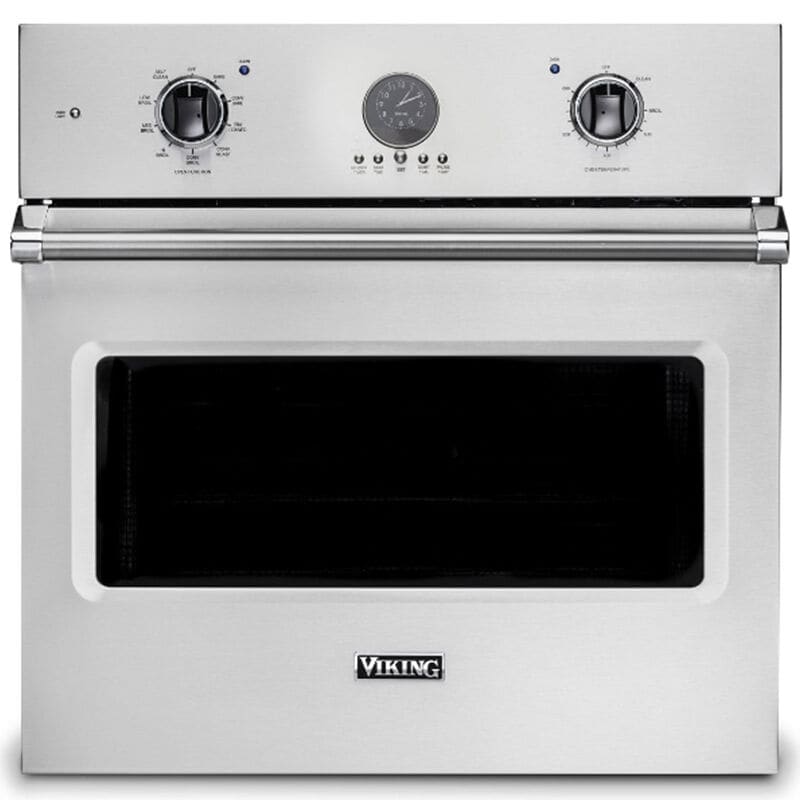 Viking 5 Series 30 in. 4.7 cu. ft. Electric Single Wall Oven with True European Convection - Stainless Steel, , hires