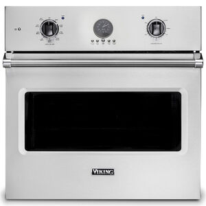 Viking 5 Series 30" 4.7 Cu. Ft. Electric Wall Oven with True European Convection & Self Clean - Stainless Steel, , hires