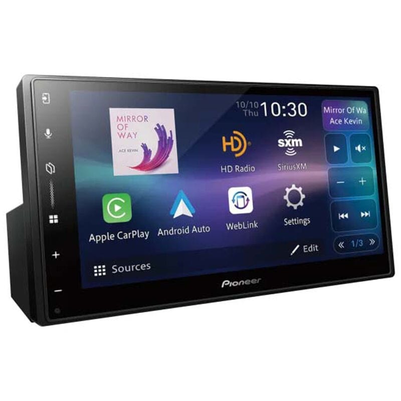 Pioneer 6.8 inch L - Shape Receiver touchscreen display