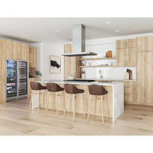 Zephyr Designer Collection 42 in. Convertible Chimney Style Range Hood with 3 Fan Speeds & 4 LED Lights - Stainless Steel, , hires