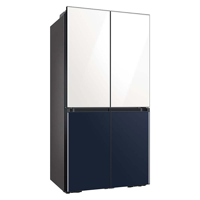 Samsung 22.8 Cu. Ft. Counter Depth 4-Door Flex French Door Refrigerator  with Beverage Center in Stainless Steel
