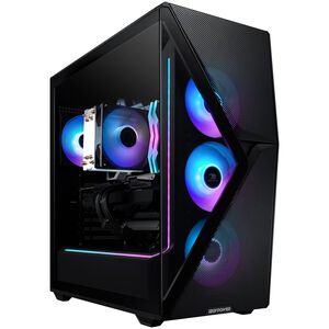 iBUYPOWER Slate Gaming Desktop with Intel Core i7 14700F, 20-Core CPU, NVIDIA GeForce RTX 4060, 8GB VRAM GPU, 32 GB RAM, 1 TB SSD & Windows 11 Home - Black, , hires