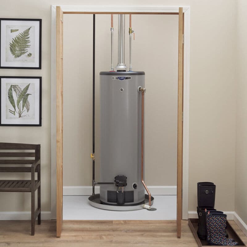 GE RealMax Choice Natural Gas 30 Gallon Tall Water Heater with 8-Year Parts Warranty, , hires