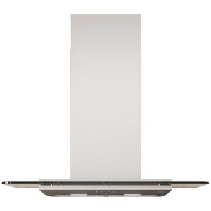 Zephyr 36 in. Chimney Style Range Hood with 5 Speed Settings, 600 CFM, Convertible Venting & 2 LED Lights - Stainless Steel, , hires