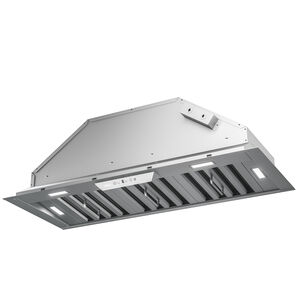 Zephyr 38 in. Standard Style Range Hood with 3 Speed Settings,Ducted Venting & 4 LED Lights - Stainless Steel, , hires