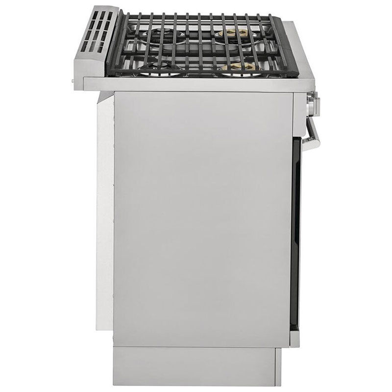 Electrolux 30 in. 4.6 cu. ft. True European Convection Dual Fuel Range with 5 Sealed Burners - Stainless Steel, , hires