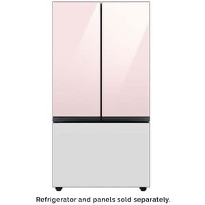 Samsung BESPOKE 3-Door French Door Bottom Panel for Refrigerators - White Glass, , hires