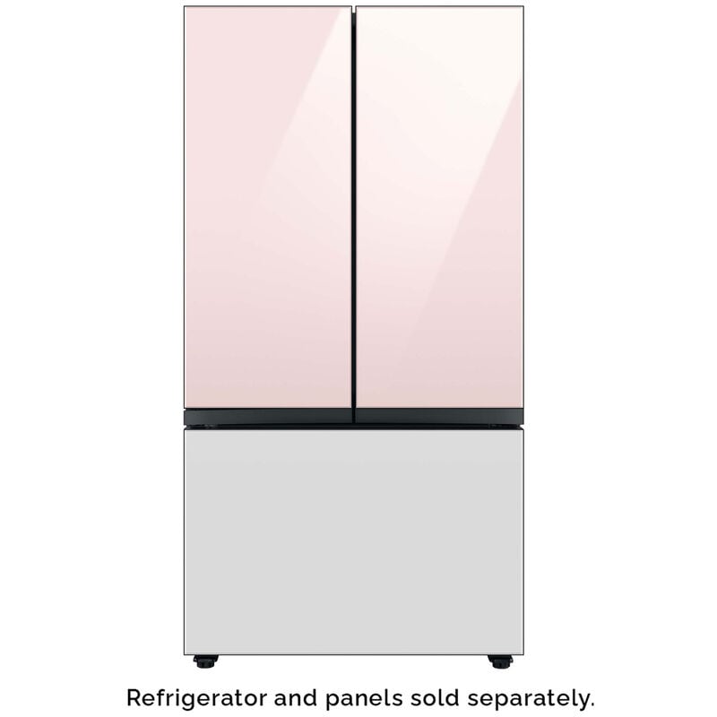 Samsung BESPOKE 3-Door French Door Bottom Panel for Refrigerators - White Glass, , hires