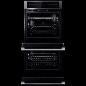 JennAir Rise 27 in. 8.6 cu. ft. Front Control Electric Double Wall Oven with Standard Convection - Stainless Steel, , hires
