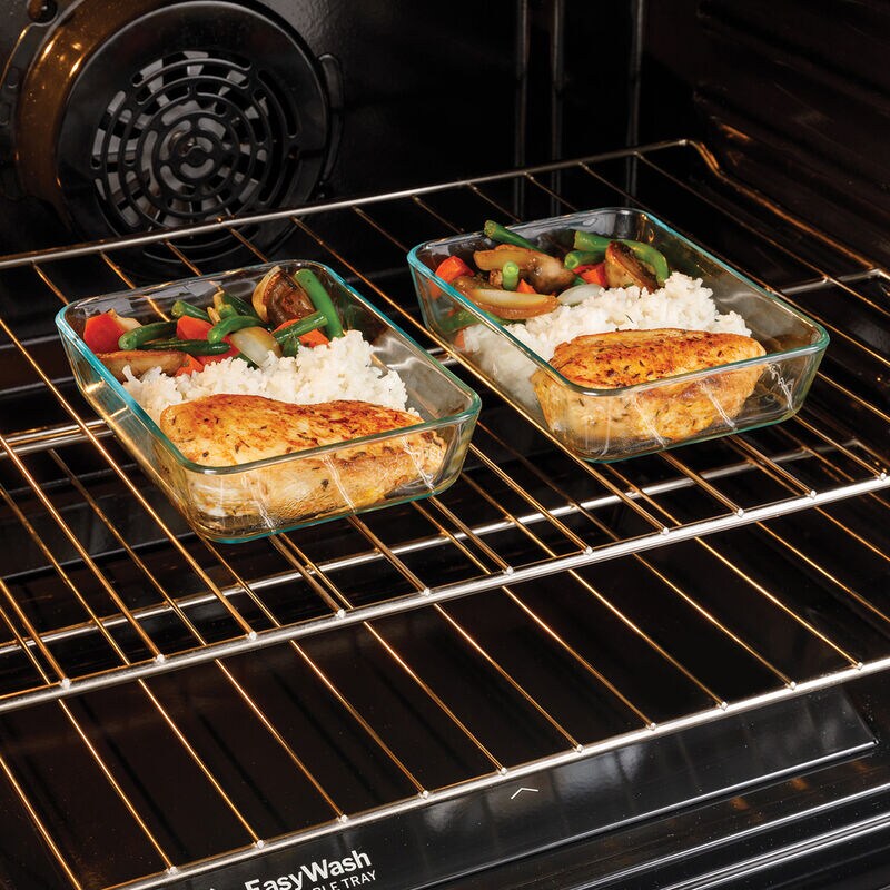 GE 30 in. 5.3 cu. ft. Smart Air Fry Standard Convection Electric Range with Radiant Burners - Stainless Steel, , hires