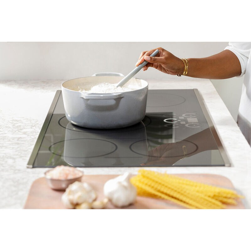 Cafe 36 in. 5-Burner Smart Induction Cooktop with Simmer Burner & Power Burner - Black, , hires