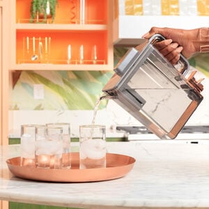 Cafe 36 in. 28.7 cu. ft. Smart 4-Door French Door Refrigerator with Internal Water Dispenser - Matte Black, Matte Black, hires