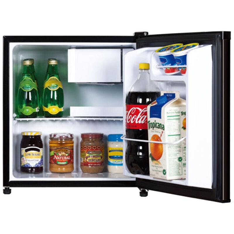 Avanti 19 in. 1.6 cu. ft. Mini Fridge with Freezer Compartment - Black, , hires