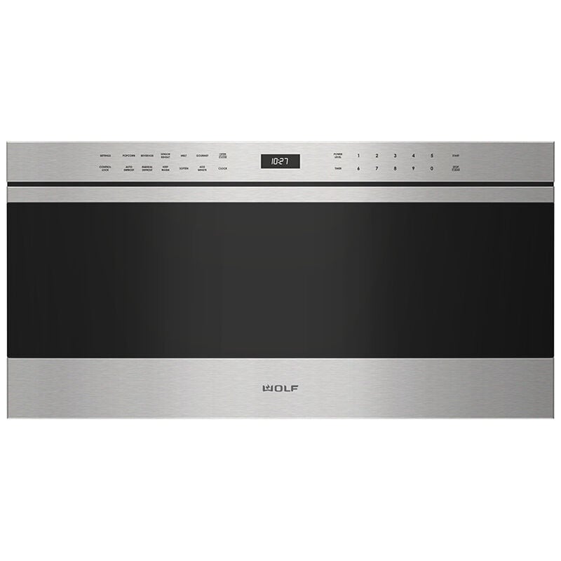 Wolf 30 in. 1.2 cu. ft. 950W Drawer Microwave with Sensor Cooking - Stainless Steel, , hires